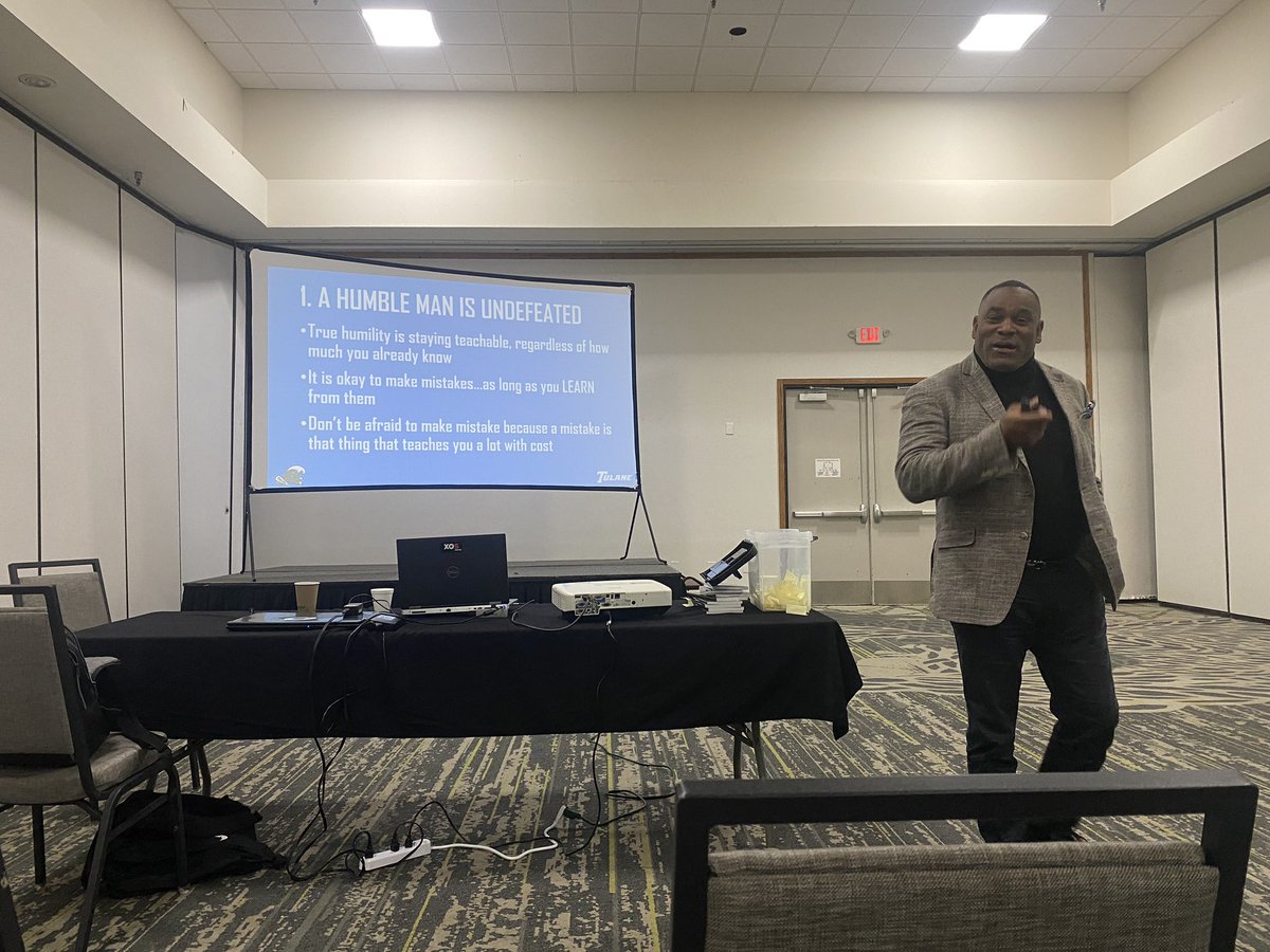 Tulane’s @JJMcCleskeyy talking about the Tulane culture! Really good stuff!