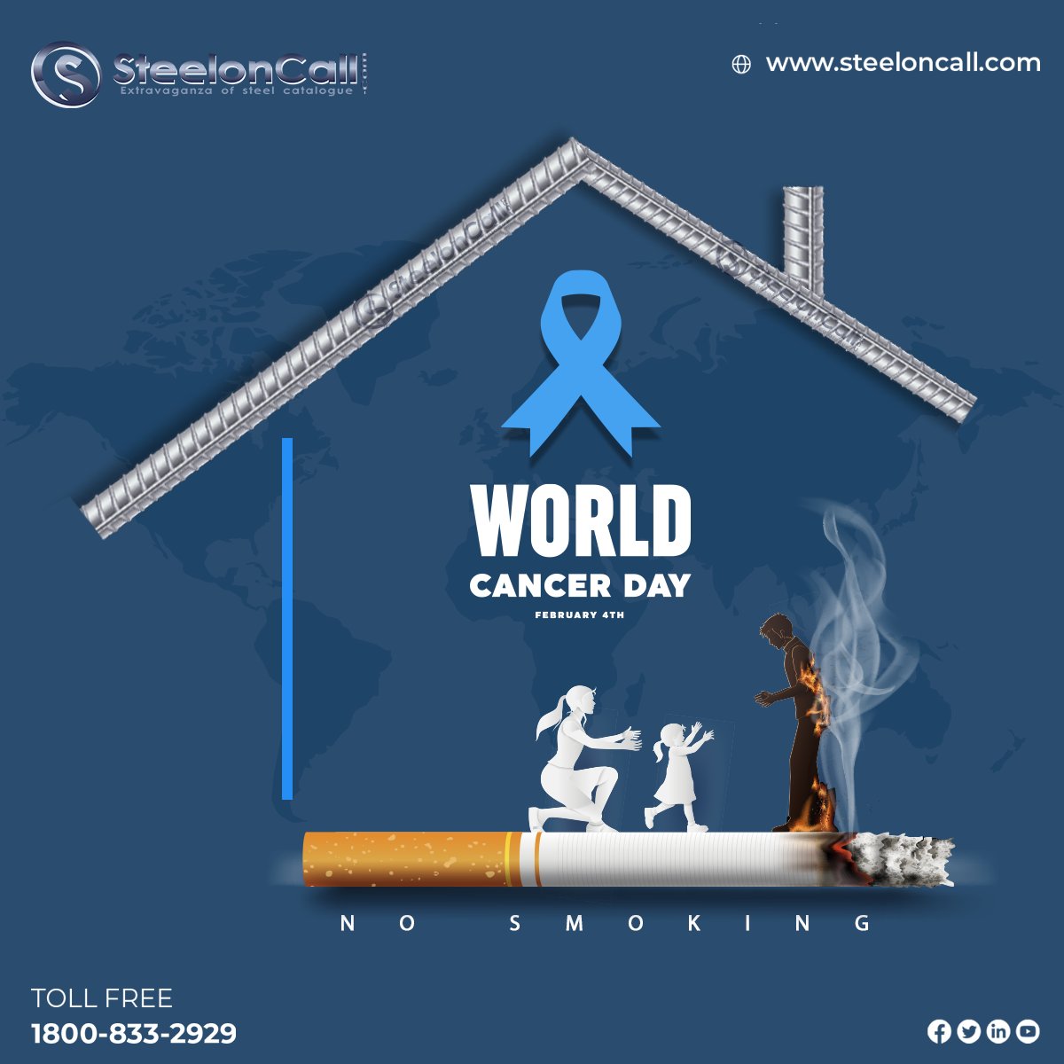 SteelonCall's tweet photo. Giving up smoking is the easiest thing in the world. I know because I’ve done it thousands of times – Mark Twain

#WorldCancerDay2023 #cancerday #cancer #worldcancerday #cancersurvivor #cancerawareness #cancerfighter  #health  #steeloncall #buysteel https://t.co/lnyb0FpXpB