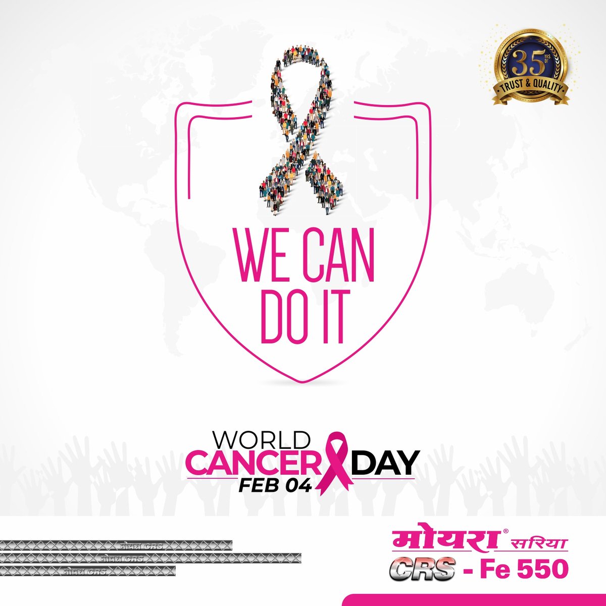 MoiraSariya's tweet photo. Let's come together to make our world free of cancer.
___
#MoiraSariyaCRS #Moira #FE550 #MoiraSariya #Moira #WorldCancerDay #WorldCancerDay2023 https://t.co/Ja9pZClT7f