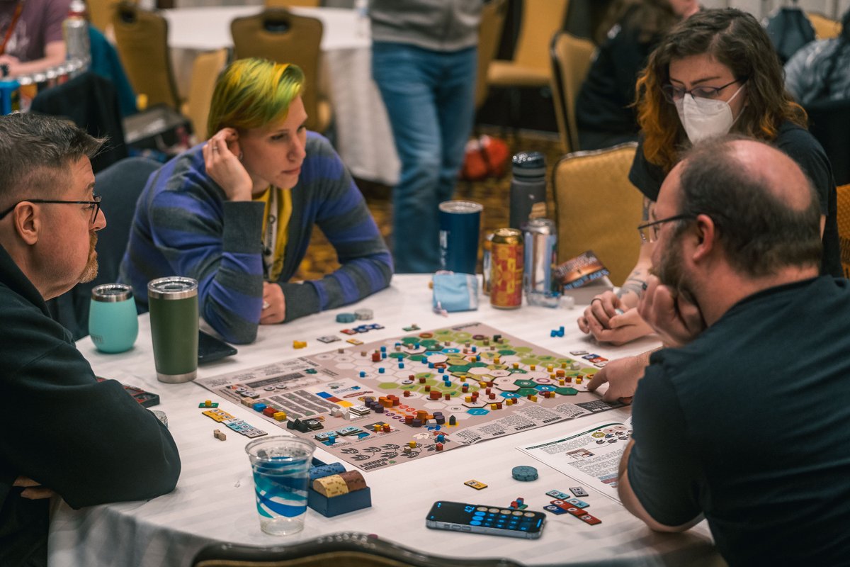 CaptainConCrew's tweet photo. The Rotunda. You will never find a more wretched hive of scum and villainy. And by scum and villainy we mean a delightful group of people enjoying their favorite board games together.
#CaptainCon #CaptainCon2023 #Gaming #BoardGames #TabletopGames #RPGs #Miniatures #Cosplay https://t.co/tjzI3e0X7P