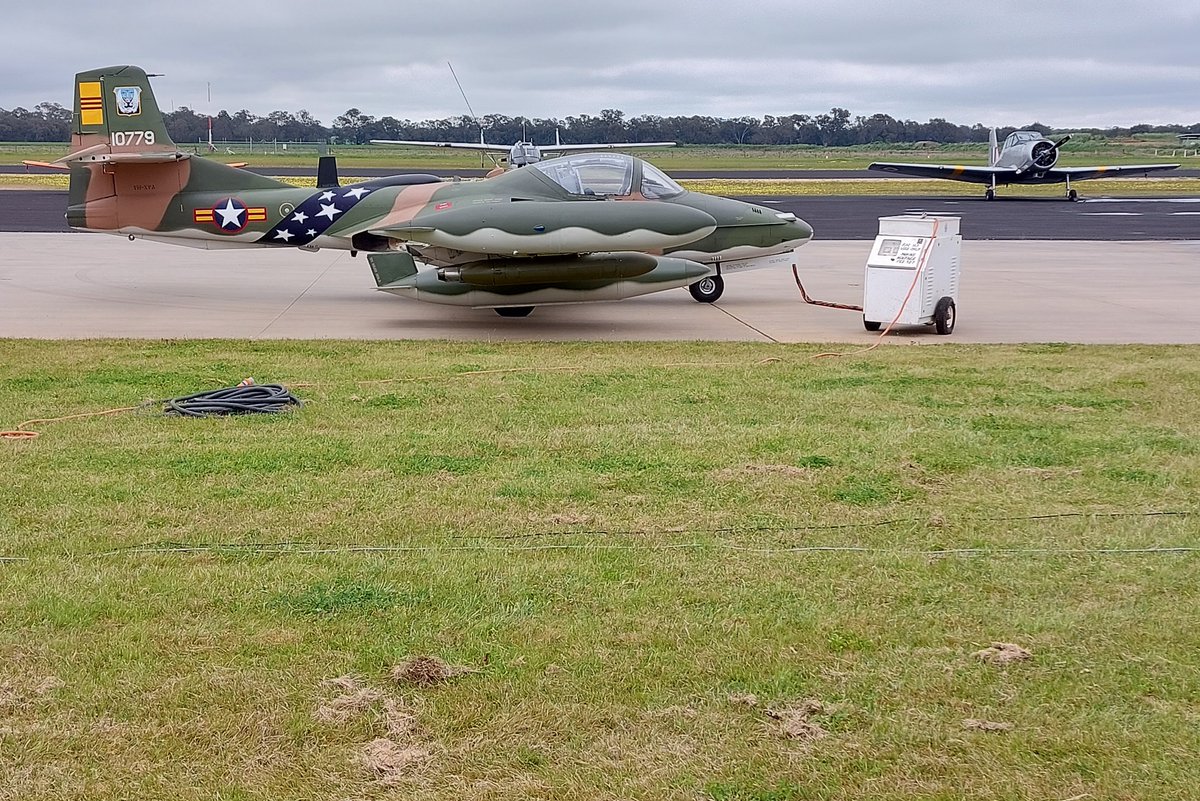 Airworthy Cessna A37B Dragonfly of the #TemoraAviationMuseum #RAAF100Squadron #TemoraNSW #NewSouthWales #Australia #avgeeks #aviation #historic #Aircraft #LestWeForget #History