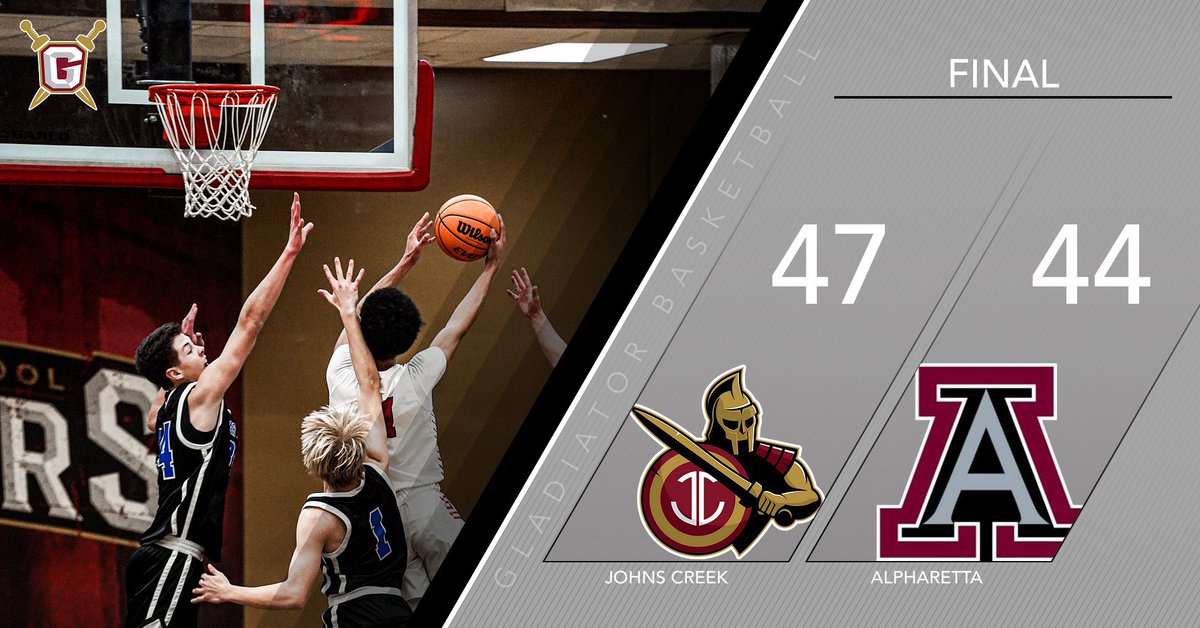 johnscreekhoops's tweet photo. Big region win tonight! Thanks to the @GladiatorArmy fans that came out and supported!

@wainer_ethan 16 pts
@tyholmess 9 pts
@DavidEineker 7 pts
@jasonmintz7 7 pts
@Dylan__Adams22 6 pts
Nick Venglik 2 pts https://t.co/lq1KuDFcVY