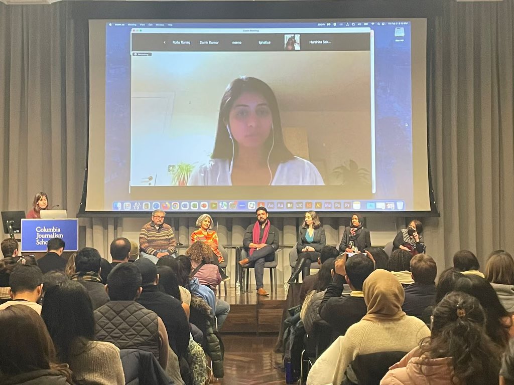 IAMCouncil's tweet photo. IAMC’s Safa Ahmed (@SoSaysSafa) joined @SunitaSunitaV, @saliltripathi, @AudreyTruschke and @aakashibhatt for a panel discussion at @Columbia, where the BBC Documentary, "India: The Modi Question" was screened tonight. 

#GujaratPogrom2002 https://t.co/IPKbbL1MZA
