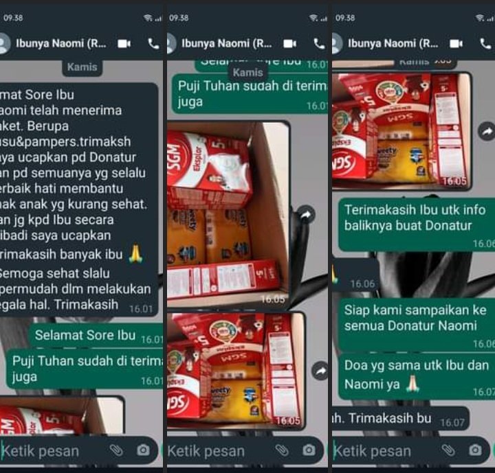 Love1Living's tweet photo. Puji Tuhan Yesus.
Alhamdulillah.
Paket Support utk Naomi SDH di terima.
Terimakasih dan Tunduk Hormat utk semua Donatur yg terus mendukung Perjuangan Naomi.
Doa terbaik dr kami.
Tuhan Yesus Memberkati💜❤️ https://t.co/zqdQSoQv4J