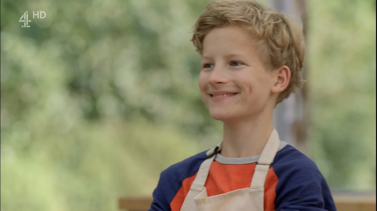 Anyone who says anything bad about this little legend is getting a rolling pin to the face #juniorbakeoff