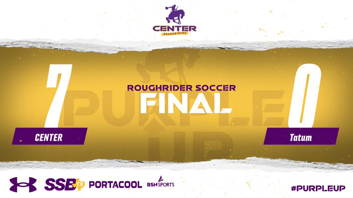 RidersAthletics's tweet image. Roughrider Soccer with the win vs Tatum 7-0 #RiderSoccer #PurpleUp #Upper90