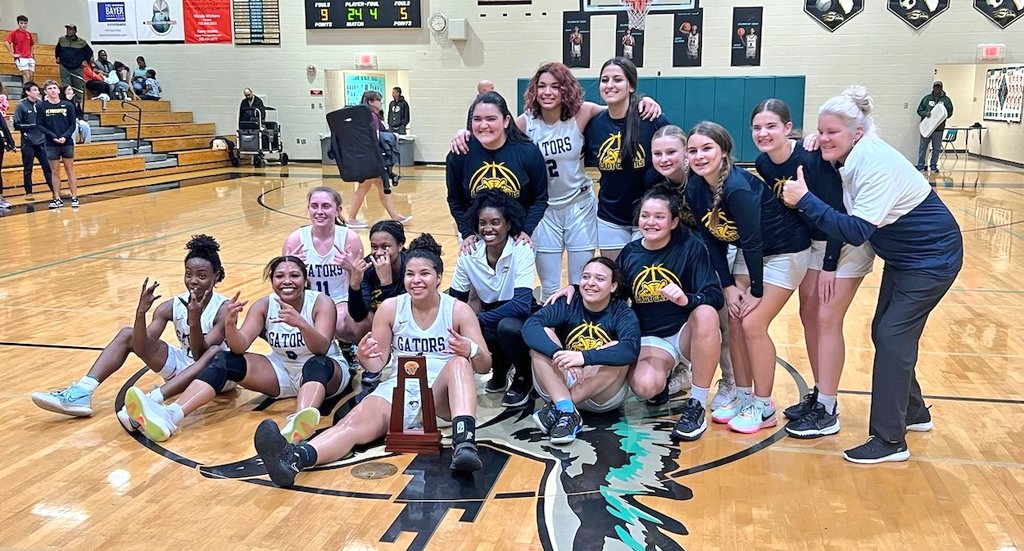 We have another team achieving greatness this season. Girls basketball wins 60-31, and earn the district championship!