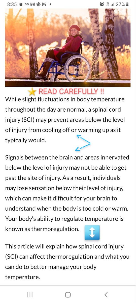 ToyshaD's tweet image. With temperatures at a record low,
I thought it necessary to remind people w/disabilities (#spine/#heart❤️‍🩹) to take extra care &amp;amp; caution of the devastating effects of (#beyondNormal) exposure to cold🌡.
The temperatures are suppose to be #wellBelow! -0 overnight into tomorrow.
