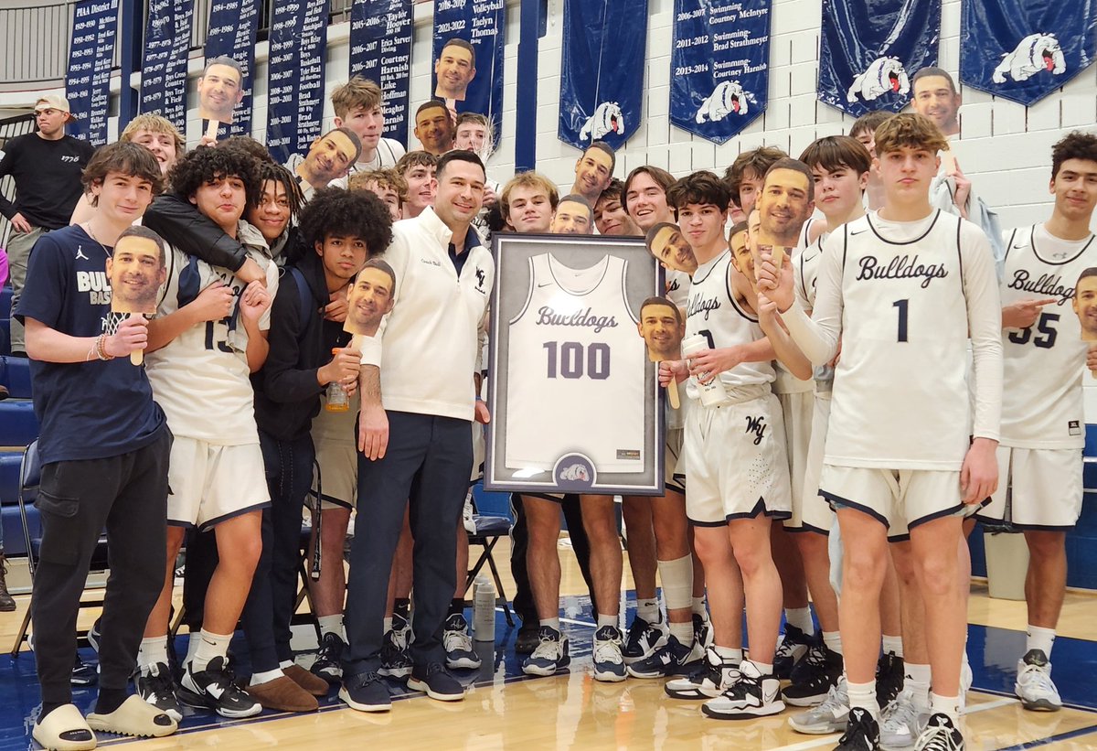 Shout out to <a href="/MyJerseyDesigns/">MyJersey Designs, LLC</a> for helping us celebrate Coach Bull's 100th win with this amazing jersey and getting it to us as quickly as possible.