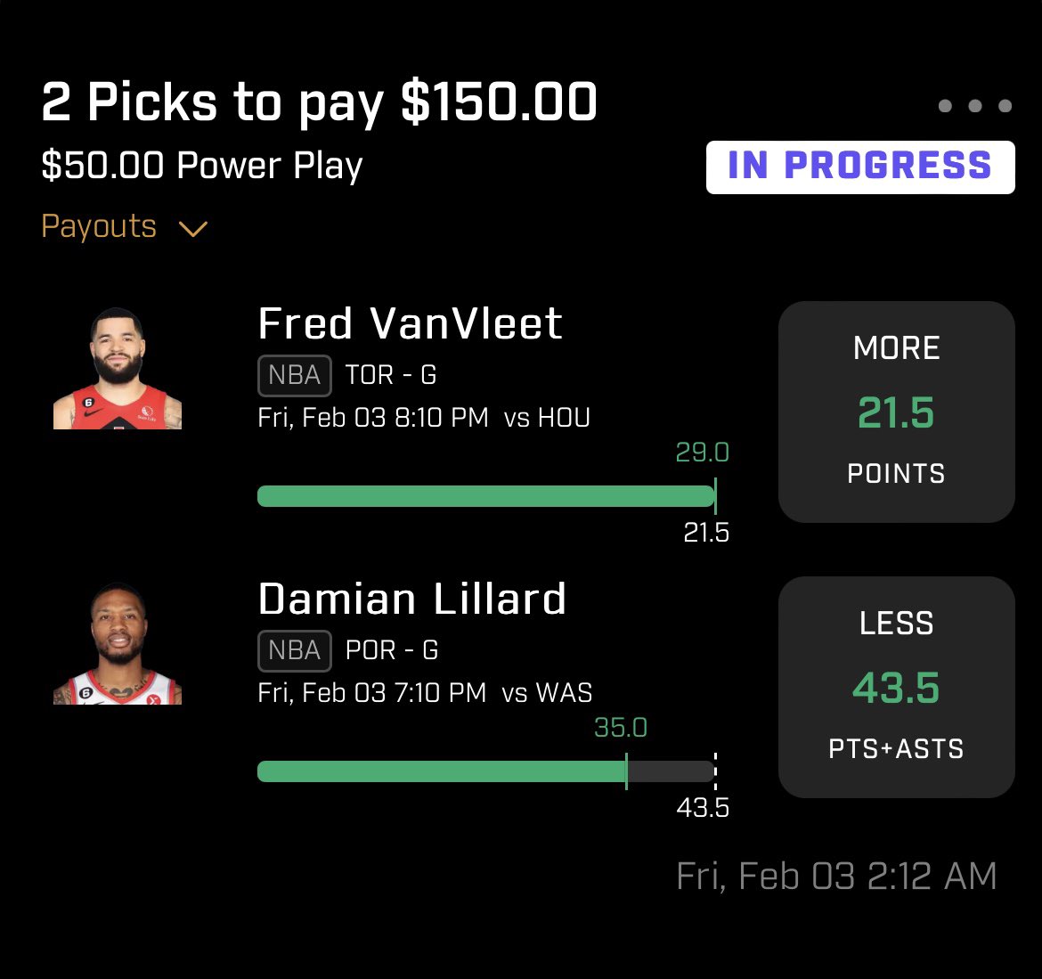 BookiePac's tweet photo. 💰Sweat Free 🔫 Greened out baby! 
#gamblingtwitter #sportsbetting #prizepicks #prizepicksnfl #prizepicksmlb #prizepicksnba #prizepickscfb #prizepickscsgo #sports #football #gamblingtwitter https://t.co/lfVFRfAIoh