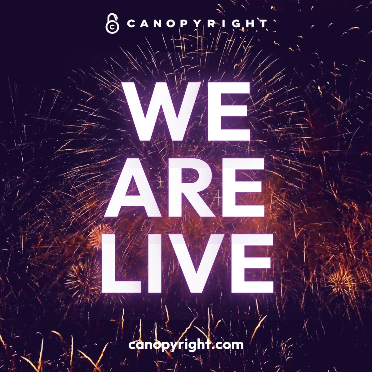 canopyright.com is LIVE! Thank you to the many, many people who helped us get to this point!