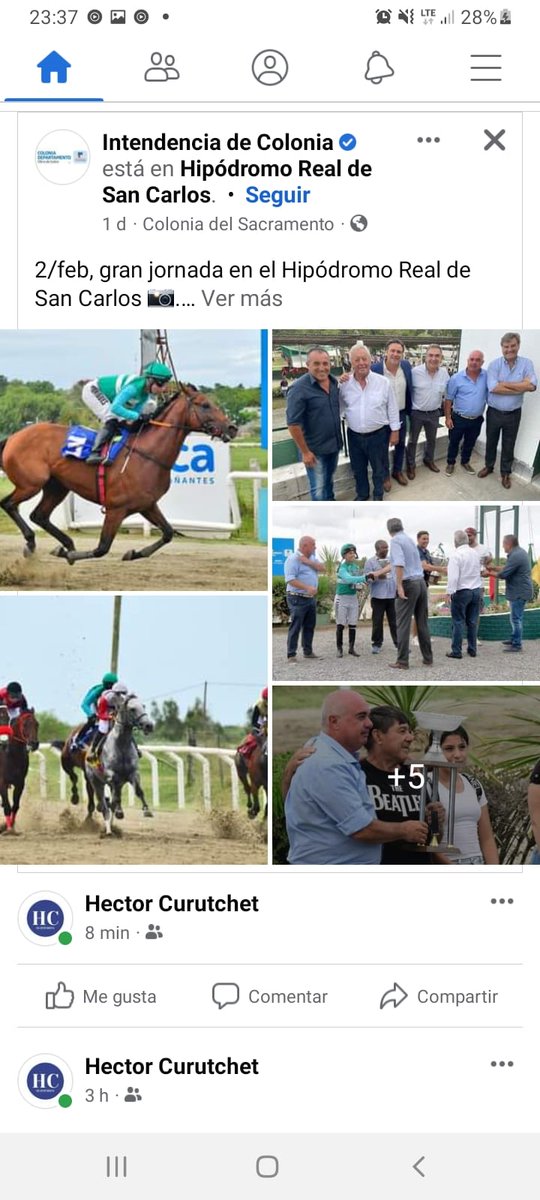 CurutchetHector's tweet photo. Exelente reunión Hipódromo Real de San Carlos. https://t.co/gP72tRBIrI
