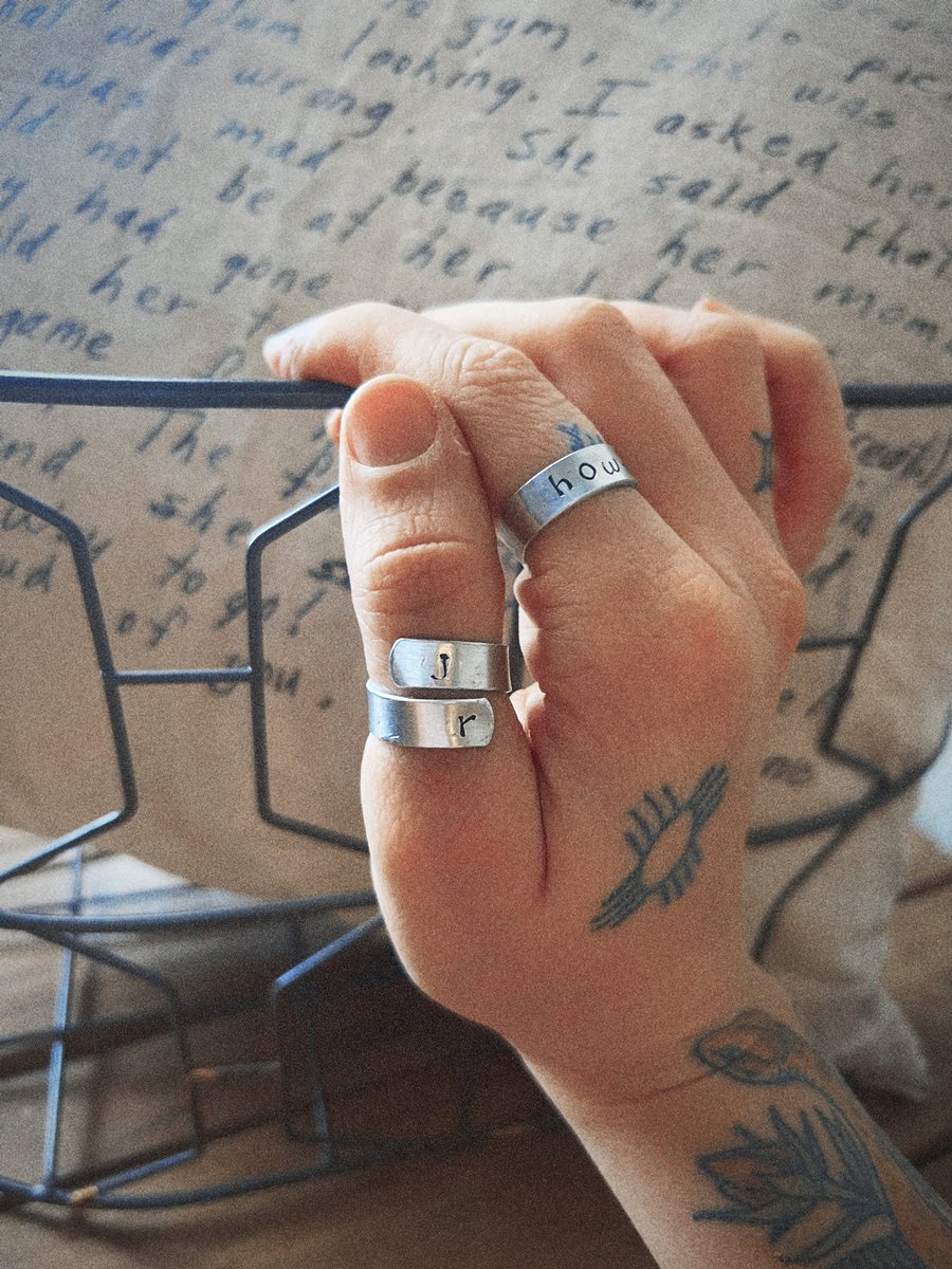 Madisonhere_'s tweet photo. just a small business boy mama sharing what she loves to do 🖤 #western #punchyrings 

order one! $15 🖤🗻 https://t.co/LfHN7rSAhZ