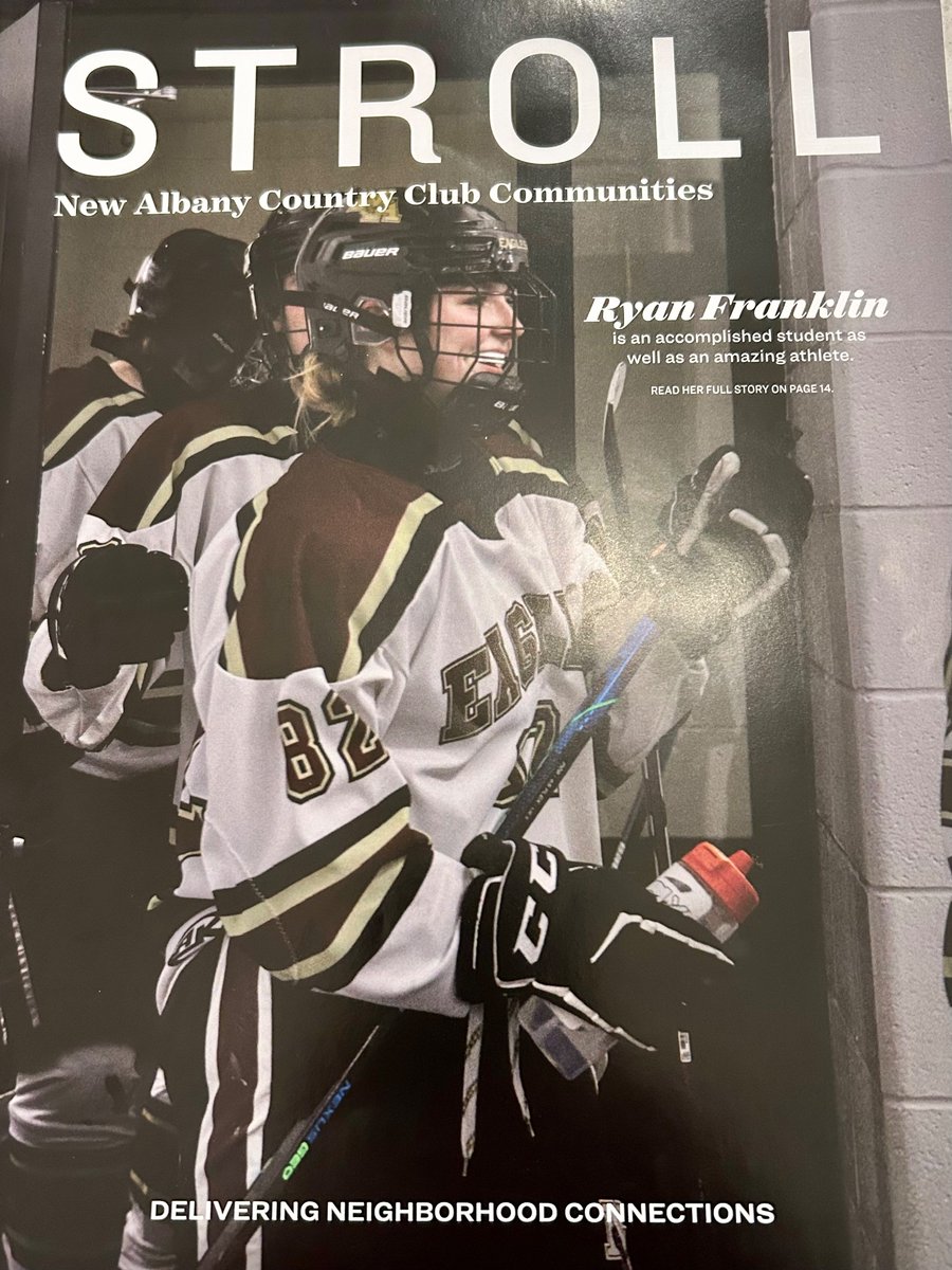 Great to see Ryan on the cover. Go Eagles! <a href="/NewAlbanyHockey/">New Albany Hockey</a>