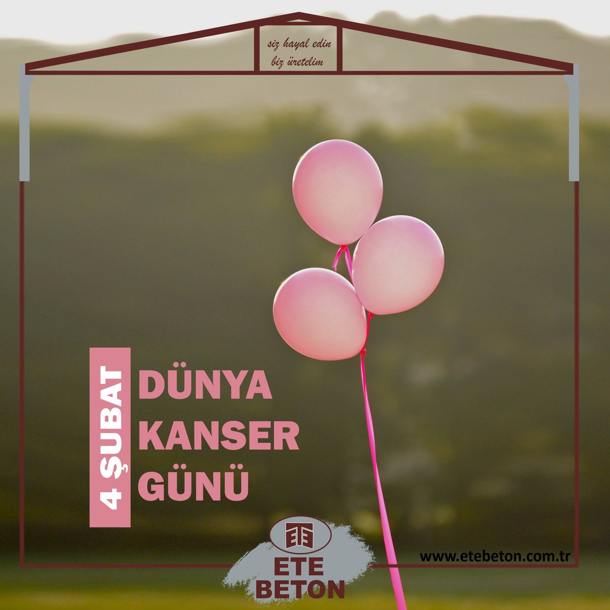 EteBeton's tweet photo. Kanserde Erken Teşhis Hayat Kurtarır…

#erkenteşhishayatkurtarır #birliktekanserekarşı #kanserdesteği #aslapesetme #kanserdirilişi #kanseregalibiyet #kansersavaşçısı #kanserfarkındalığı #kanserekarsisavas #dünyakansergünü #ete #kansergünü #saglik #kanser #4subat #subat #keşfet https://t.co/XSNp386qi3