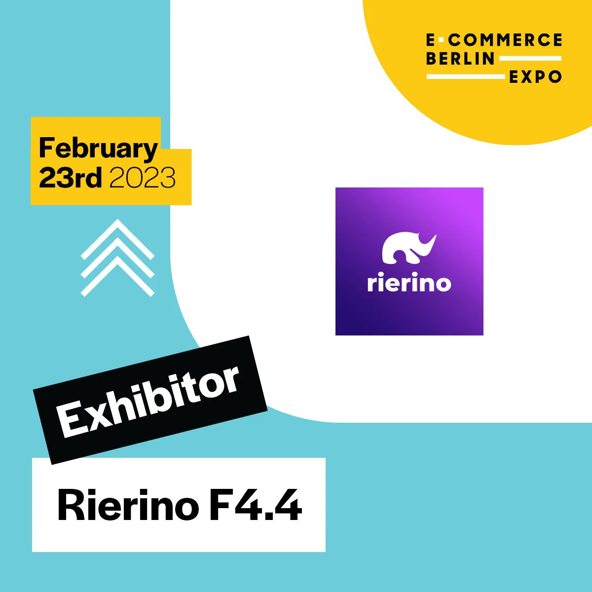 Wow - <a href="/therierino/">Rierino</a>  joins us for the E-commerce Berlin Expo 2023 and we are sure that it will be a remarkable exhibitor! 🚀
Learn more about them: buff.ly/3HjUaV3 
Visit their booth for free - sign up for your ticket here: buff.ly/3DUj9y7