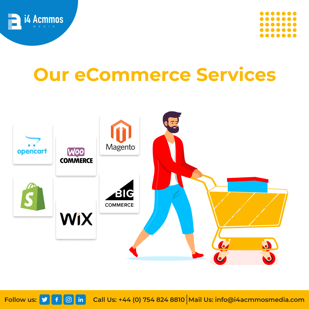 i4AcmmosMedia's tweet image. Get ready to experience a whole new level of e-commerce services. Our new services are now available—a perfect blend of modern technology and creative ideas to build your online store!
For more info.
i4acmmosmedia.com/uk/ecommerce-d… | +44 (0) 754 824 8810 | info@i4acmmosmedia.com