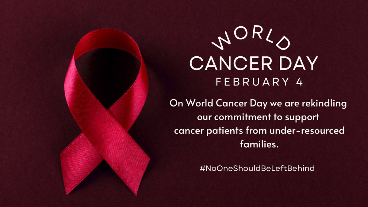 #WorldCancerDay #NooneShouldBeLeftBehind #NoOneLeftBehind #NoOneForgotten