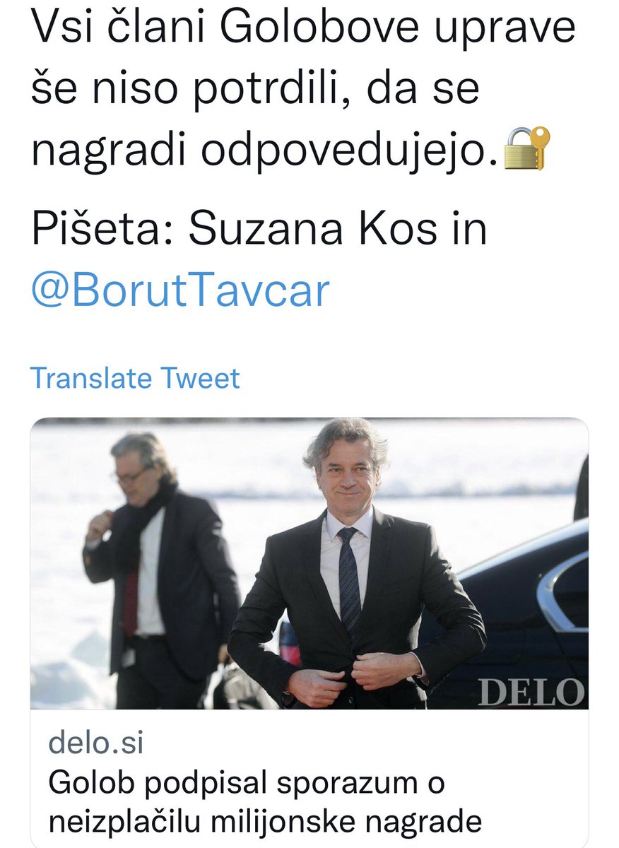 BojanPozar's tweet photo. Golob je ta denar - spomnimo - med predvolilno kampanjo sicer objubil humanitarnim organizacijam. In se javno hvalil, da ta obljuba podpisana tudi pri notarju.
- Povedano drugače: očitno res čisto nič ne drži, kar obljubi Golob, celo to ne, kar podpiše/overi pri notarju?! https://t.co/dpLrtwLHIl
