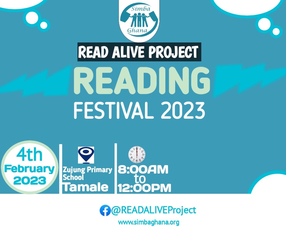 SimbaGhana's tweet photo. 🅛🅘🅣🅔🅡🅐🅒🅨 🅜🅐🅣🅣🅔🅡🅢!
To achieve quality education and Goal 4 of the SDGs, literacy needs to be prioritized.
Join us tomorrow at the Zujung Primary School for the Reading Festival event at 8.30am.
#YouthVoices #YouthMatters
#SDG4QualityEducation #Readalive @norsaac https://t.co/U1DVSoJSzZ