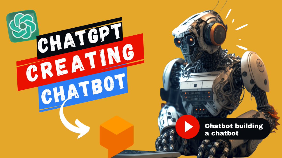 sachin_atk's tweet image. 🔥Going live in 15 mins. Join me for another exciting session where we learn how to combine multiple technologies to accelerate development. We will learn how a Chatbot can build an another Chatbot. 😎🤖🔥
youtube.com/watch?v=z8c0xE…
#ChatGPT #ConversationalAI #Dialogflow #chatbots
