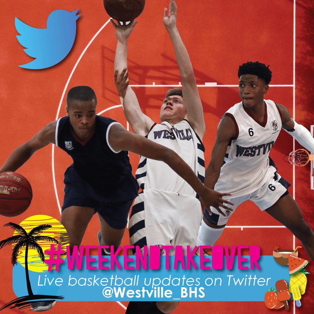 Westville_BHS's tweet image. 🚨🚨🚨#WeekendTakeOver - Follow our boys throughout their fixtures this weekend as the #Basketball squad takes over our twitter account to keep YOU in the hoop! ☀️🍉🌴