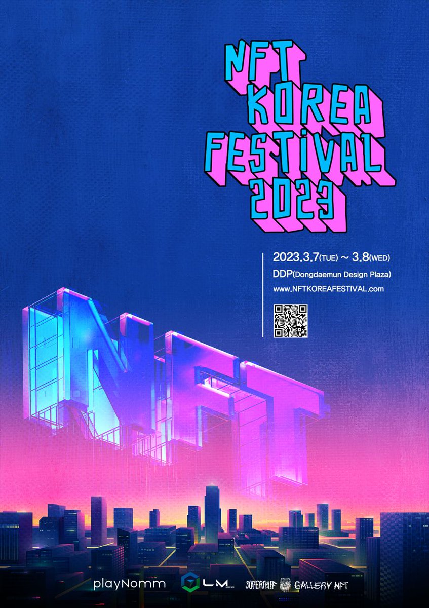 ✨ NFT KOREA FESTIVAL ✨
@NFTKOREAFEST <a href="/SuperchiefNFT/">SuperchiefGalleryNFT</a> <a href="/playNomm/">playNomm</a> <a href="/DuckYou18_/">DuckYou18</a>

✅️ 2023. 3. 7(TUE)~ 3. 8(WED)
🏛 DDP (Dongdaemun Design Plaza)

I am so honored to be able to participate in such a wonderful festival❤️

#NFTKOREAFESTIVAL #playNomm #SuperchiefNFT #DDP #NFT