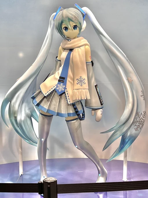 等身大雪ミクさん! 