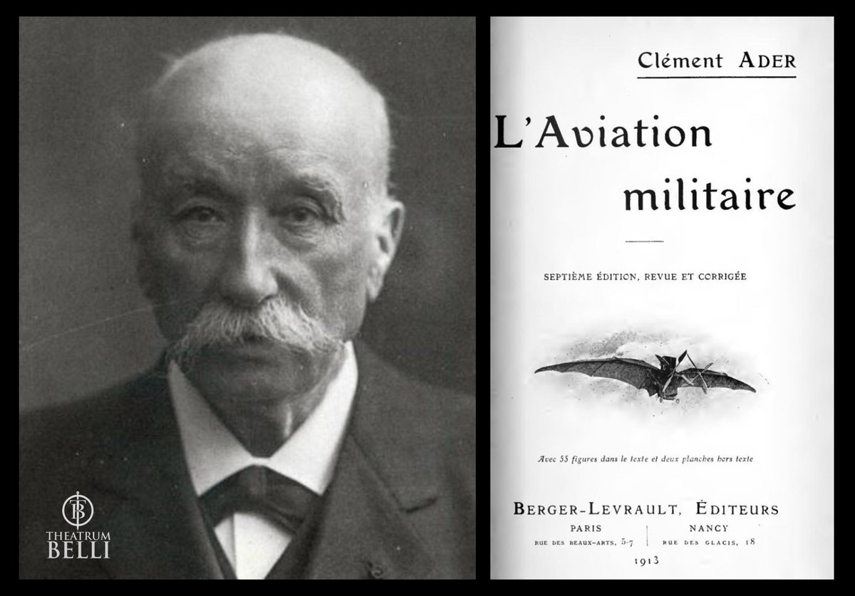 mariobianchi18's tweet photo. Il #4febbraio 1841 nasceva #ClementAder. Pioniere autodidatta del volo prima dei fratelli Wright. Nel 1890 costruì un aereo a vapore con ali a forma di pipistrello. Il suo velivolo, l'Eole, non poteva essere governato: fu il primo volo (50 m.) di un mezzo più pesante dell'aria. https://t.co/DcILRmbtyW