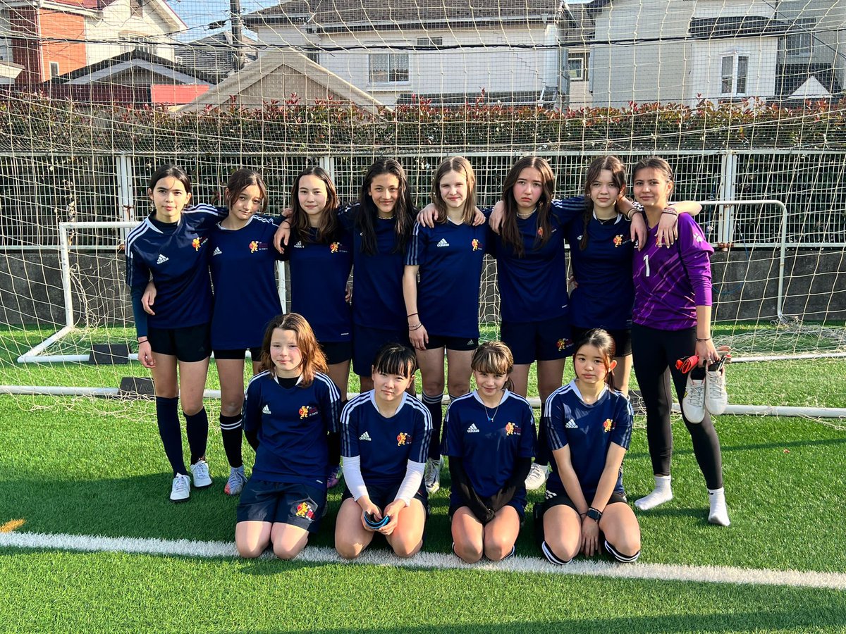 BST_Sport's tweet photo. MS Girls Football were also competing in their end of season tournament today. After a 6th place finish in the league they were competing in the lower bracket, and what a performance they put in! Two great victories, 7 goals  scored and the 🦁 brought home the trophy! 🏆 https://t.co/yzSDzD58aq