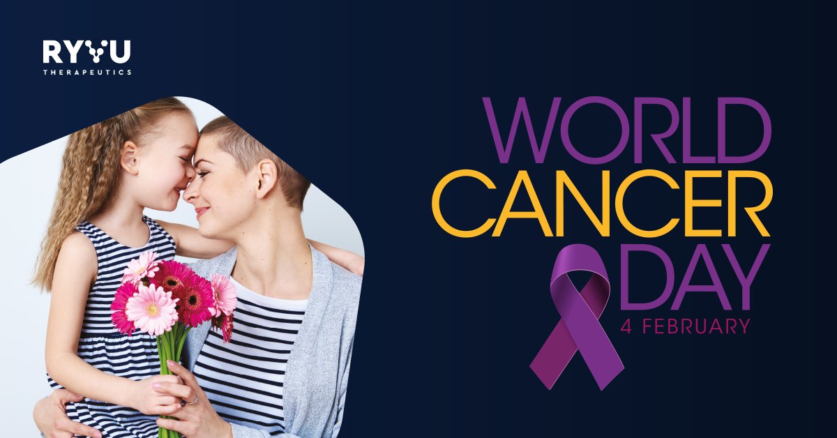 RyvuTx's tweet photo. Today is #WorldCancerDay.
This day has a special meaning for all #Ryvers, as it reminds us about our biggest dream: to discover and develop innovative therapies to build a cancer-free future.
#CloseTheCareGap #DiscoverForPatients https://t.co/XtvRQrsKDx