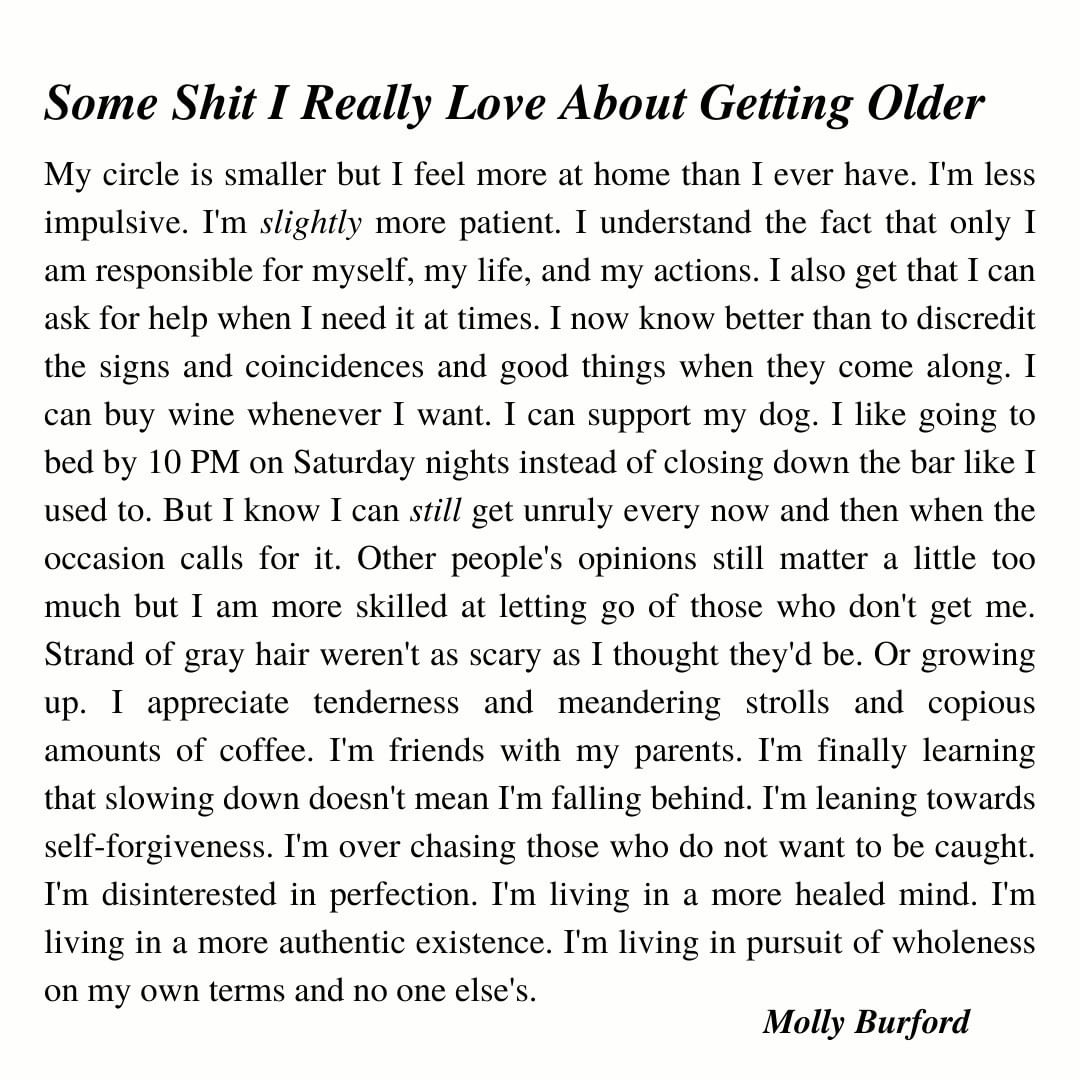 ThoughtCatalog's tweet photo. Some Things I Really Love About Getting Older 🙌 https://t.co/v4RZWRnAYe