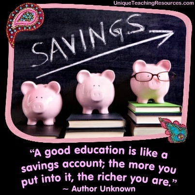 aratumibbs's tweet photo. "A good education is like a savings account; the more you put into it, the richer you are." - Author Unknown https://t.co/ObCZiSKq53