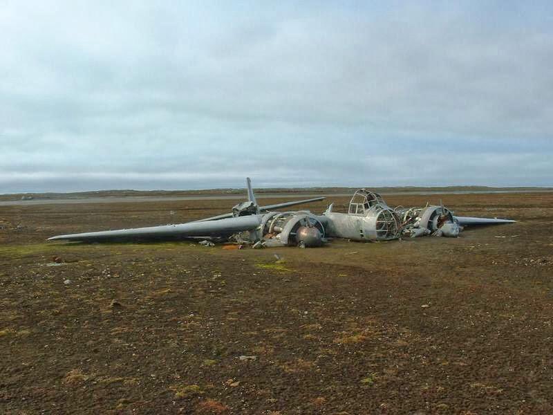 klaasm67's tweet photo. In 1942 this German Ju-88 bomber crashed at Arctic Svalbard after an attack on Allied Convoy PQ 18. Thirteen ships of this convoy were lost at a cost of forty-four German aircraft and four U-boats. The wreck of the aircraft is still in a good condition. https://t.co/v3QL548cw5