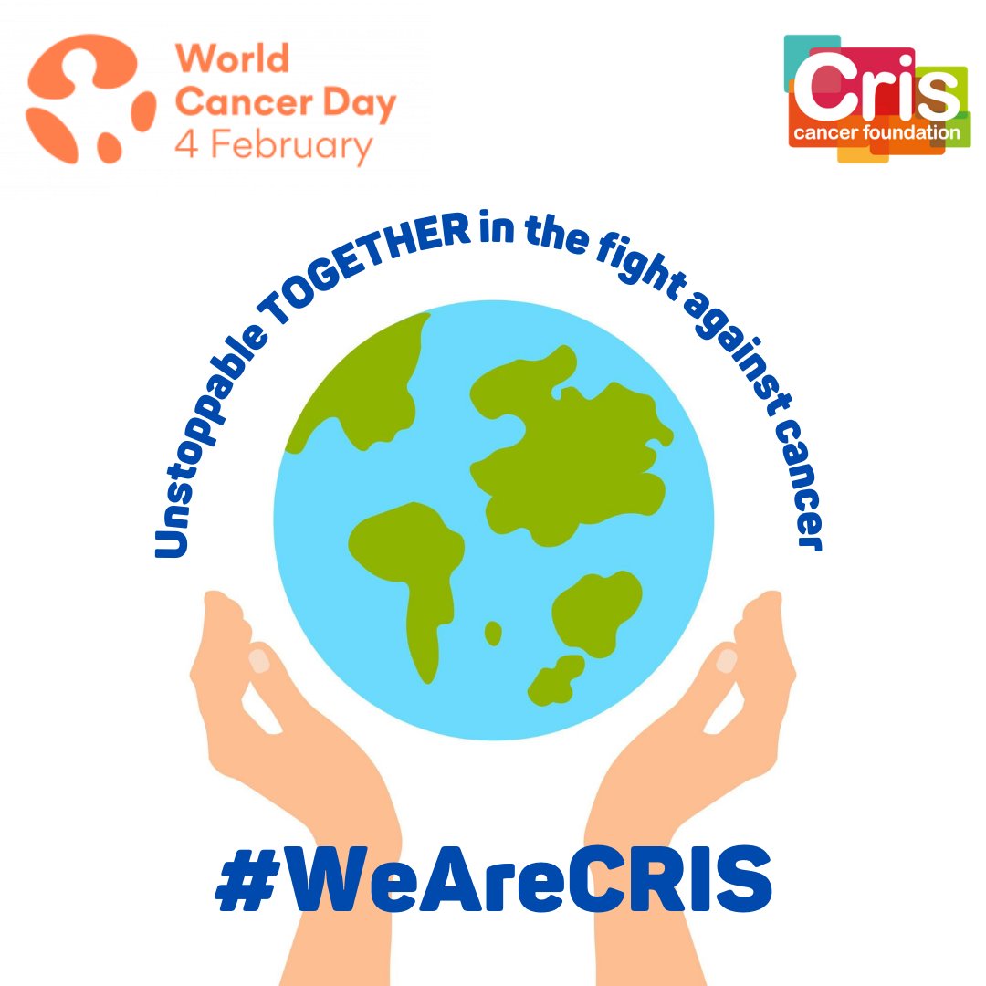 #WorldCancerDay we recognise the power of knowledge. We know that every single one of us can make a difference and that TOGETHER we can make real progress in reducing the global impact of #cancer. Help create a cancer-free world  @uicc Donate here: criscancer.enthuse.com/donate#!/