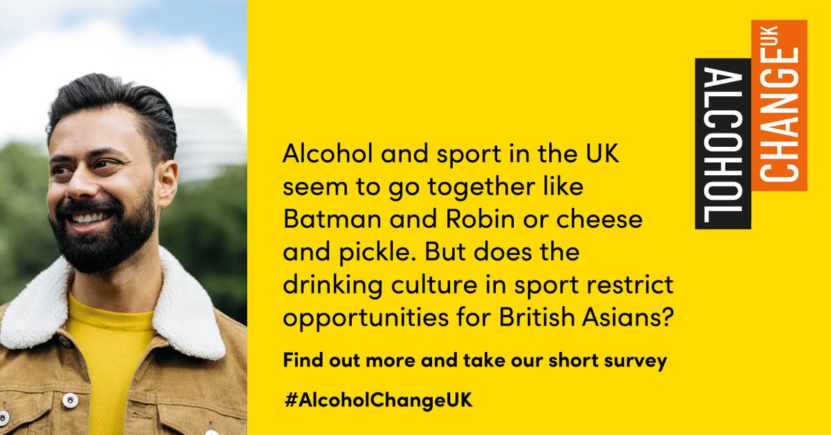 Alcohol and sport in the UK seem to go together like Batman and Robin or cheese and pickle. 🦇 🧀

But does the drinking culture in sport restrict opportunities for British Asians? 

Find out more and take our short survey: ow.ly/QERA50MBTAI