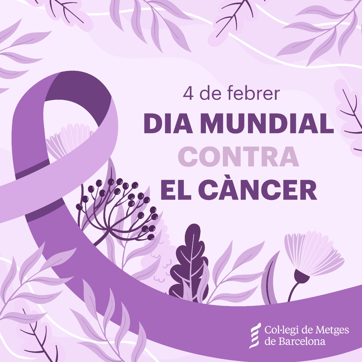 COMBarcelona's tweet photo. En els darrers anys la investigació en càncer ha permès millorar el diagnòstic i els tractaments. Els metges i la resta de professionals treballem perquè aquests avenços arriben als malalts, sense oblidar l'acompanyament a pacients i familiars.
#DiaMundialCancer #WorldCancerDay🌎 https://t.co/8pq1WHDsOv