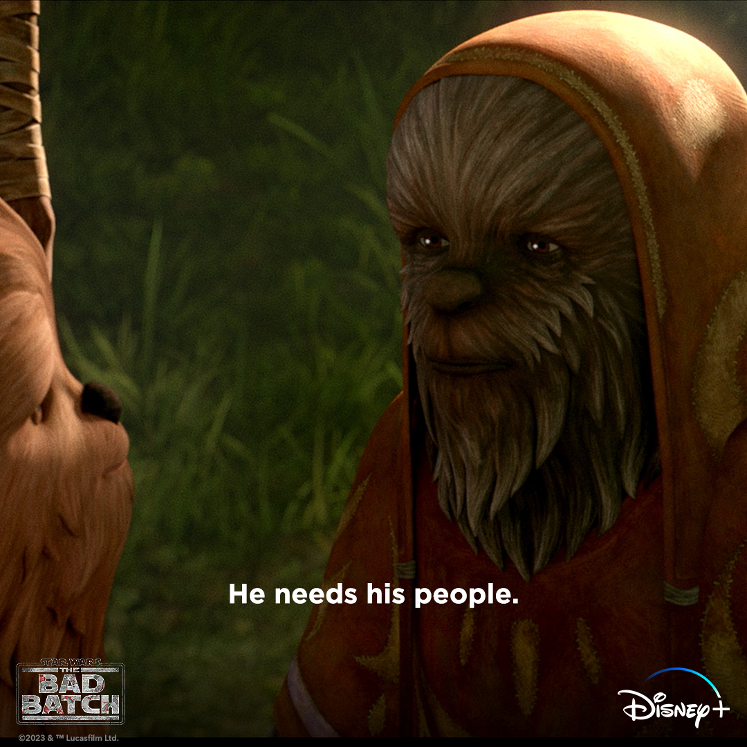 TheBadBatch's tweet photo. “He needs his people.”

Season 2 of Star Wars: #TheBadBatch is now streaming only on @DisneyPlus. New episodes Wednesdays. https://t.co/mElDKjJP1Z