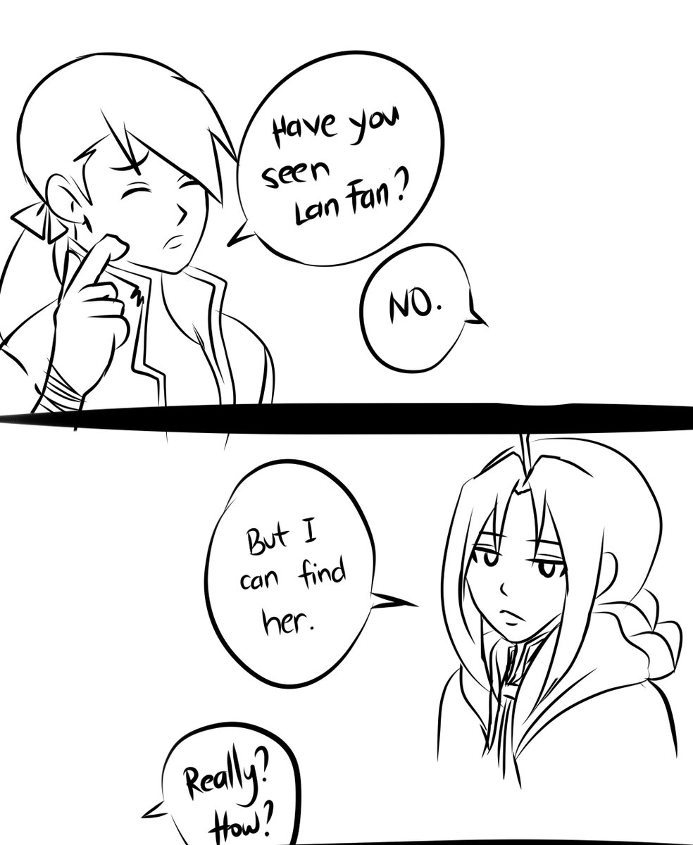 LanFanMeow's tweet photo. And so i have decided to remake this while i wait for my boss to tell me the result of my designs ahaha this trio is the best 😂
#edwardelric #lanfan #lingyao #lingfan #FMA #fmab #鋼の錬金術師 https://t.co/Y8rHhYEPbl