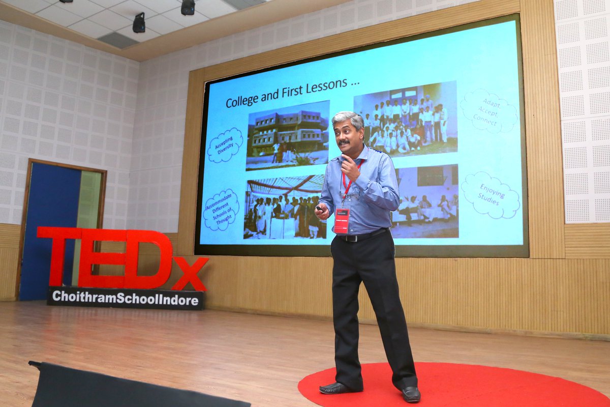 TEDxChoithram's tweet photo. Choithram School hosted TEDxChoithramSchoolIndore on Feb 1, 2023 on the theme ‘Encore the Core' Our amazing speakers - Jitendra Chaturvedi, Tanmay Mukherji, Shokhi Banerjee, 
Priyanshu Kumath, Rutuparn Satpute, Srishti Jaisinghani stole the show https://t.co/BX9LxwtEDp