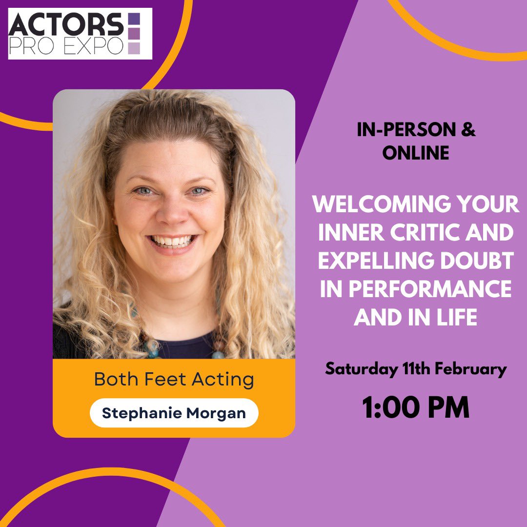 BothFeetActing's tweet photo. See you there!
Saturday the 11th of February from 10am – 5pm
ETC Venues, 155 Bishopsgate, London, EC2M 3YD
#actorsproexpo #actorspro #expo #london #meisner #seminar #london https://t.co/munPBcP2gm