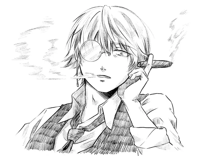 えmの派生たちはどうして喫煙場面がないんだろう、っていう拗らせ妄想らくがき
(吸ってるものは中の人準拠) 