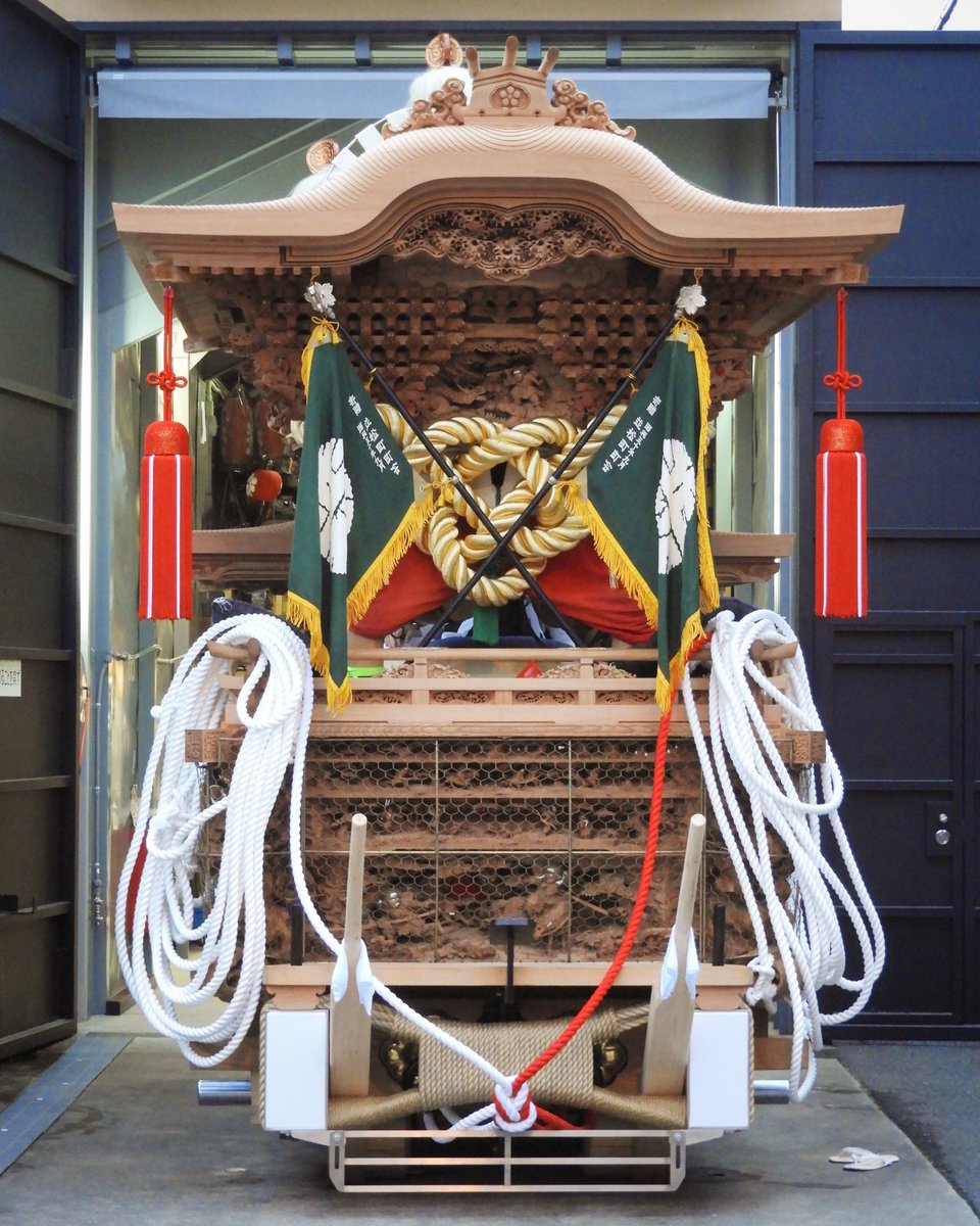 並松町 100周年記念祭にて。 交差旗が渋くてとても良いと思う。 #並松