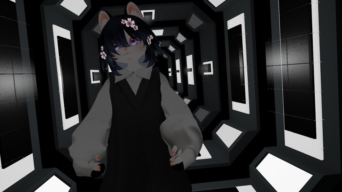 ZIN1978's tweet image. world：Tunnel （Music Visualizer）

VRならではのワールドに行きたくなって、最初は感動しながら音楽聞いていたのに、途中からどうやったら綺麗に写真が撮れるかを考え始める。

いつになるかわからんけど、次は久しぶりのお友達に会いに行こう。。

＃VRChat