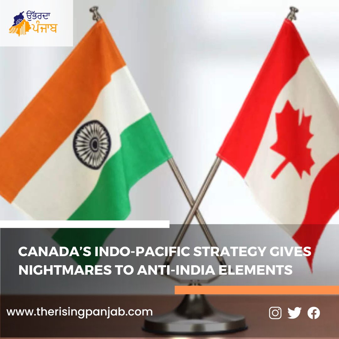 The strategy document clearly looks at India as a ‘critical partner’ and ‘progressive democracy,’ thus sending shivers down the spine of Khalistanis and their Pakistani handlers.

bit.ly/3Hx6npd

#indopacificstrategy #canada #india #khalistan #pakistan #therisingpanjab