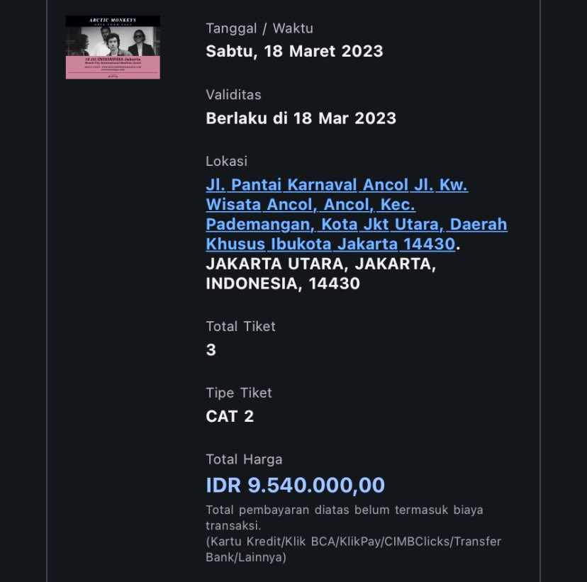 visheoux's tweet photo. WTS CAT 2 (3TIX) 
Dm for more info!🥳
#wts #wtsartictmonkeys #wtb https://t.co/h1jfm0VofZ
