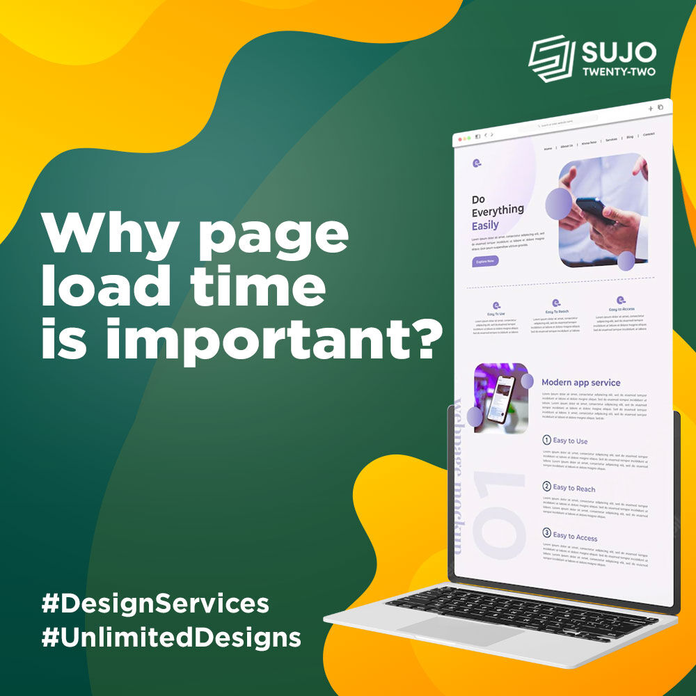 sujotwentytwo's tweet image. Did you know that page load time can make or break your website? Make sure your webpage is live and loaded in no time! 

#PageLoadTime #SUJO22 #PageLoadTime #website #websitedev #website #site #websitedevelopment #agency #designlife #designagency #pageload