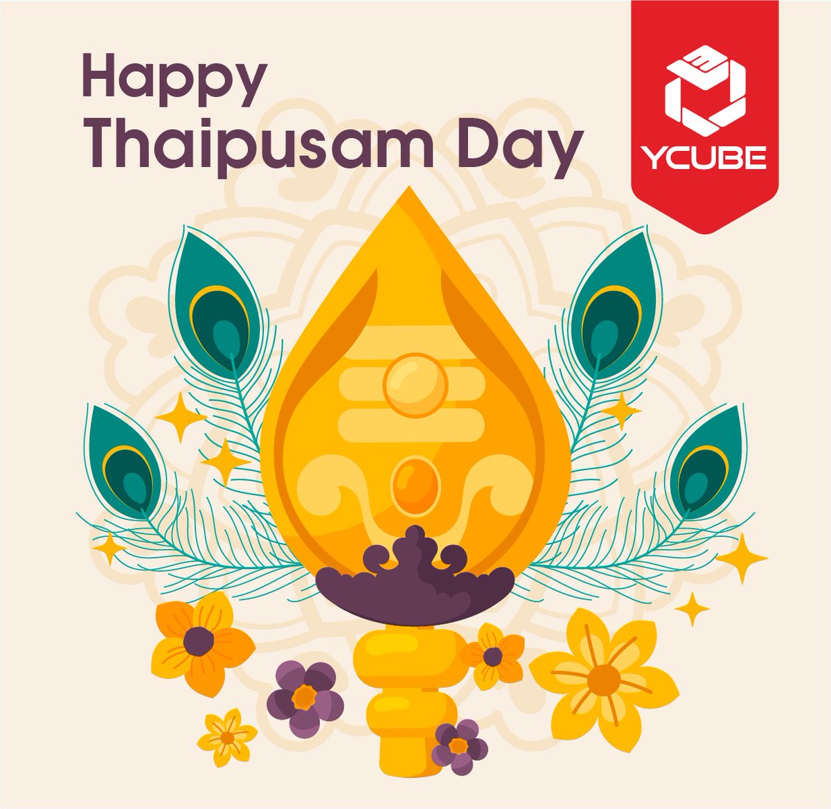 YcubeDesign's tweet photo. Happy Thaipusam Day😊😊 https://t.co/2EduBw3Al3