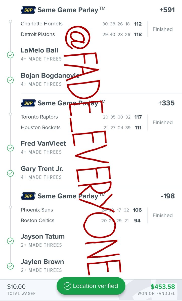 Fade_Everyone's tweet image. Hits like those we will be dropping in a discord...

We have been in plenty of them, time to change it up.

#pendingstatus 
#ticket #discord #NBATwitter  #NBAAllStar  #NBAAllStar #Parley @FanDuel @FDSportsbook 

What do we like in 2 hours ?   We do.
