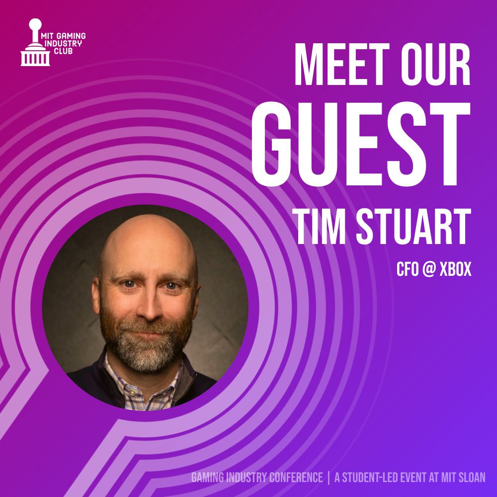 mitgic's tweet image. CFO for Microsoft's @Xbox and Gaming division, @TimDStuart, will be joining #MGICon! At his fireside chat, he'll share his experiences across management x gaming

#MITSloan #MIT #gaming #gamingnews #gamedev #gamedesign #gamingcommunity #videogames #Xbox #Microsoft